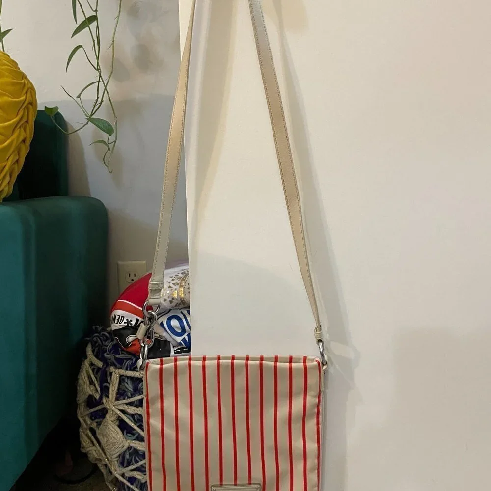 Marc Jacobs striped leather crossbody bag - Picture 7 of 7